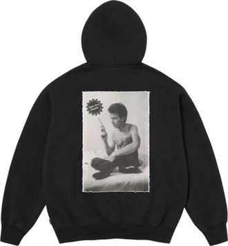 SUPREME x Larry Clark FW26 Zip Up Hooded Sweatshirt Black SUP-FW26-050-BLK