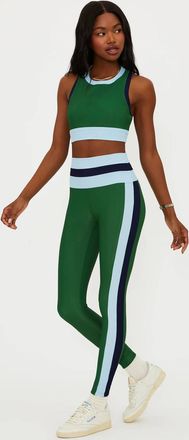 Beach Riot Mariella Colorblock Leggings In Green