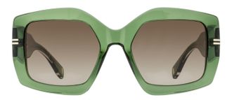 Marc Jacobs Geometric Oversized Acetate Sunglasses - Green