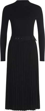 Zero Kleedjes, Dames, Zwart, M, Midi Kleedjes