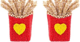 Deepa Gurnani Fries Earrings In Multi