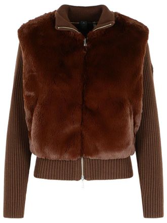 Moose Knuckles Coffee Faux Fur Jacket