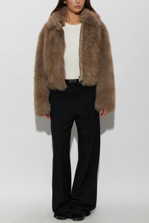 Stand Studio Fake Fur Coat Lena, Womens, Brown