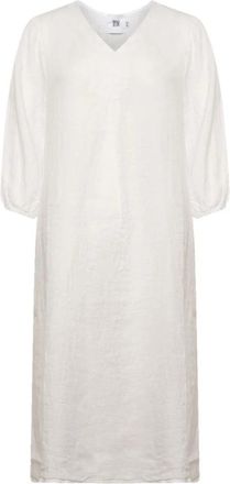 Tiffany & Co. Ella Linnen Jurk Wit - Dames - Korte kleedjes - Wit - Xs/S - Linnen - Kleedjes