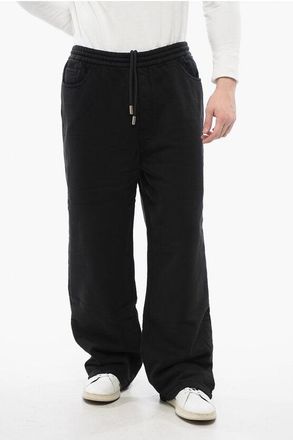 Off-white Straight-Fit Brushed Cotton Joggers size Xl