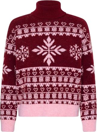 Kaffe Maglione Natalizio - 1000 - - Knitwear - Donna - Multicolore - S