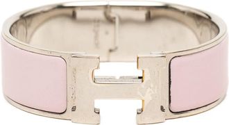 Herm&egrave;s Pre-owned Hermes Wide Enamel Clic Clac H Bracelet PM Ladies UE8LNUVUP7P3OV8Y