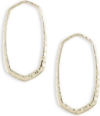 Kendra Scott Zorte Open Hexagon Earrings in Gold Metal at Nordstrom Rack
