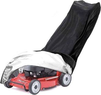 OEM Housse Tondeuse &Agrave; Gazon - Polyester 210d - Imperm&eacute;able Uv Argent&eacute; - Pour Tondeuses Conducteur Marchant - 188x99x63 5 Cm - 1 Pi&egrave;ce
