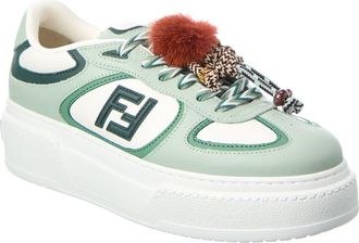 Fendi Fendi Match Leather Platform Sneaker