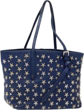 Jimmy Choo London Pre-owned Tote Bags, female, Blue, Size: ONE SIZE Pre-owned Tote Bag