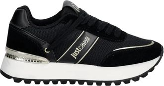 Just Cavalli Dames, Schoenen, Zwart, Maat: 38 EU Leer