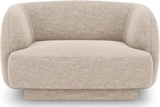 BLOOMINGLOFT Designsessel Miley - Chenille Beige