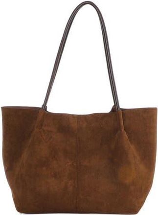 Adornia Large Faux Leather Tote with Clutch in Brown at Nordstrom Rack