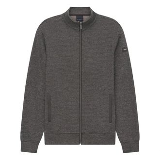 Bugatti Half Zip Sweater - Heren - Jassen - Beige - Maat: L Katoen