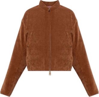 Moncler Blageon Down Jacket - Dames - Gewatteerde jassen - Bruin - L - Leer - Jassen