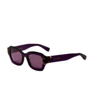 Longchamp Womens 50mm Purple Havana LO749S-505