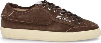 Autry Black Low-Top Suede Leather Sneakers