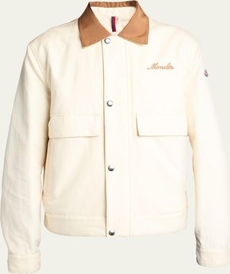 Moncler Mens Kilke Gabardine Shirt Jacket
