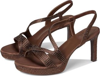 Naturalizer Abby Dress Sandals Womens Dress Sandals Chocolate Satin : 7.5 W (C), Synthetic