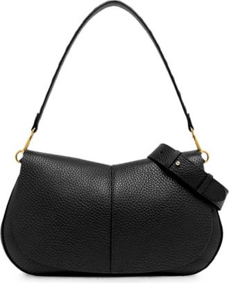 Gianni Chiarini Helena Round - Dames - Schoudertassen - Zwart - ONE Size - Leer - Tassen