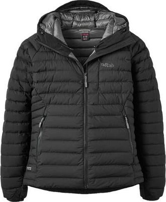 RAB Microlight Windstopper Hoodie - Womens in Black at Nordstrom, Size X-Large