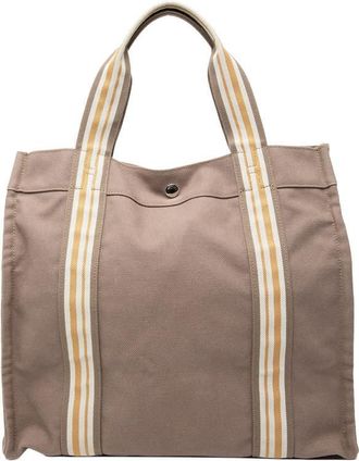 Herm&egrave;s Pre-owned Hermes Canvas Sac De Plage Ladies L7TI8Y9POWJ4TFKI