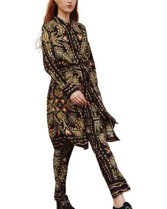 Farm Rio Farm Rio Martina Scarf Black Maxi Chemise