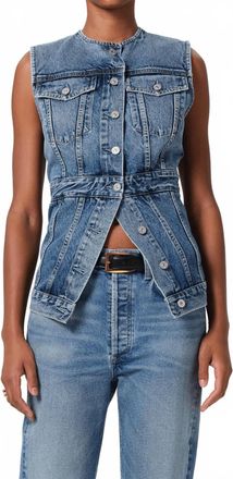 Citizens Of Humanity Idalene Vest In Terrace