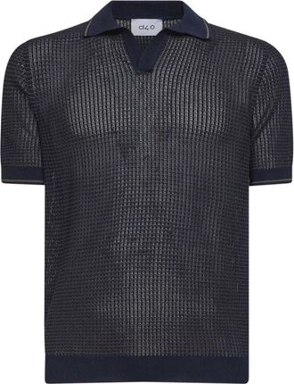 D4.0 D 4.0 T-shirts en Polos - Heren - Polos - Blauw - XS - Katoen - Tops