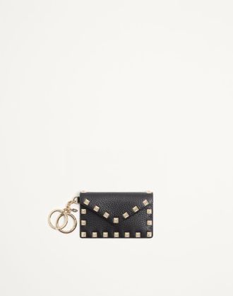 Valentino Garavani Valentino Garavani Rockstud charm in grainy calfskin Wo