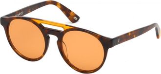 Web Eyewear Womens WE0262-5156J WE0262 51 5156J Sunglasses - Brown - One Size
