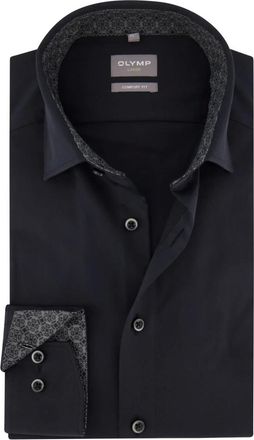 Olymp Olymp, Overhemden, Heren, Blauw, L, Katoen, Luxor Comfort Fit Shirt