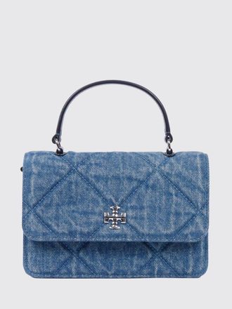 Tory Burch Borsa a mano mini Kira in denim di cotone Tory Burch