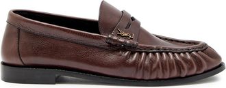 Saint Laurent Le Loafer 15 Leather Loafers - Brown - 41 (IT41 / UK8)