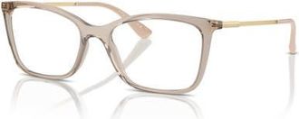 Vogue Eyewear 53mm Butterfly optical glasses in Brown at Nordstrom