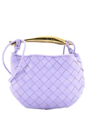 Bottega Veneta Sardine Top Handle Bag Intrecciato Nappa Mini satchel - Paars