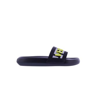 Versace Sliders, male, Black, Size: 12 US Mens Pool Slide Sandals