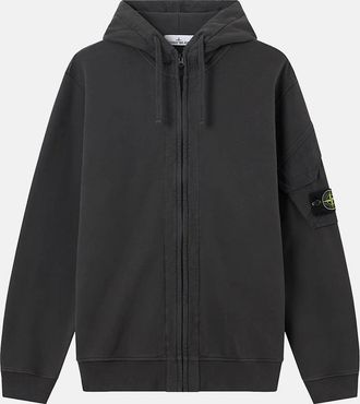 Stone Island Mens Pullover 6100016 Hooded Top Grey - Size: XX