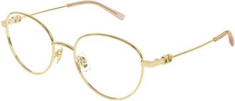 Valentino Glasses, female, Yellow, Size: 52 MM VLogo Signature Round-frame