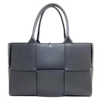 Bottega Veneta Black Leather Tote Bag (Pre-Owned)