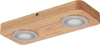 Lindby L&aacute;mpara De Techo mikari En Marr&oacute;n Madera - Lindby