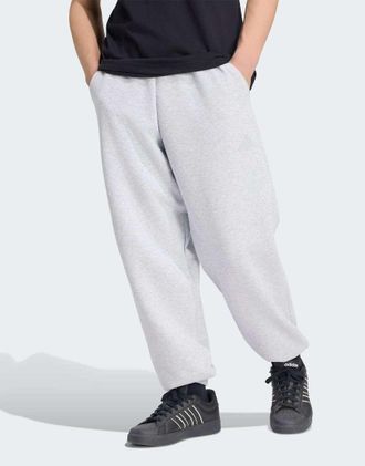 adidas adidas Performance - Soft Lux - Pantaloni grigio chiaro m&eacute;lange