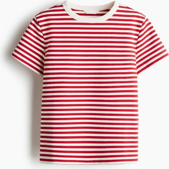 H&M T-Shirt aus Baumwolle - Red