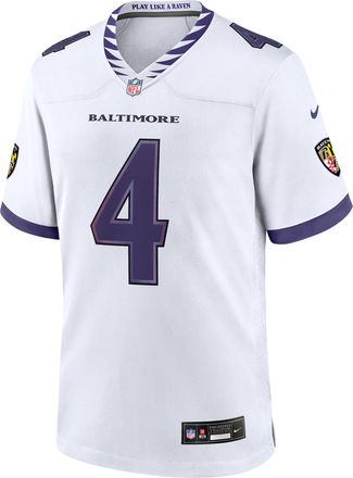 Nike Zay Flowers Baltimore Ravens Nike Mens NFL Game Jersey in White | 67NM0FDK8GF-00P