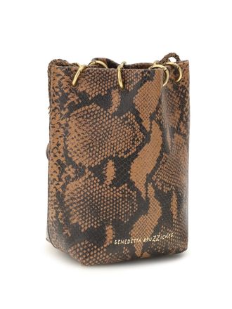 Benedetta Bruzziches Doudou Petite Suede Bucket Bag - Amber