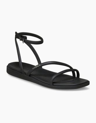 Crocs Womens Crocs Miami Toe Loop EVA Womens Black Sandals - Size: 6
