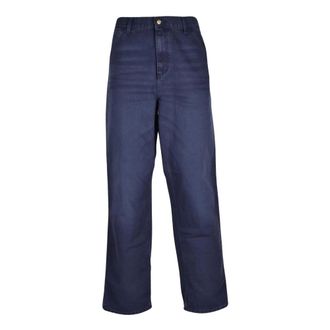 Carhartt Work in Progress Rechte jeans - Heren - Jeans - Blauw - Maat: W34 Katoen