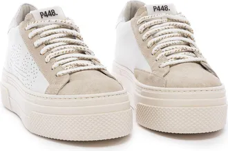 P448 Thea High Top Sneaker in Beige at Nordstrom Rack, Size 10.5-11Us / 41Eu