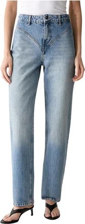 Rotate Straight Jeans - Dames - Regular Fit Jeans - Blauw - W28 - Jeans